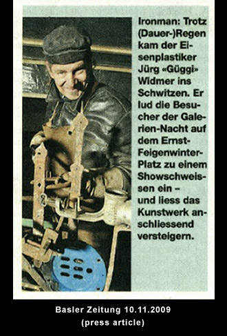 Basler Zeitung 10.11.2009 / Press article