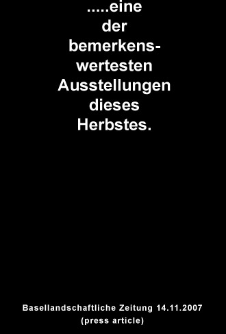 Basellandschaftliche Zeitung 14. November 2007 / Press article